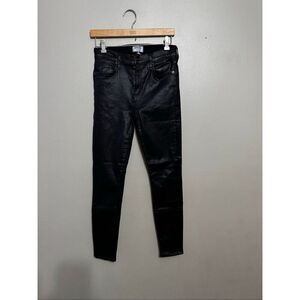 Agolde black skinny Sophie coated jean size 29